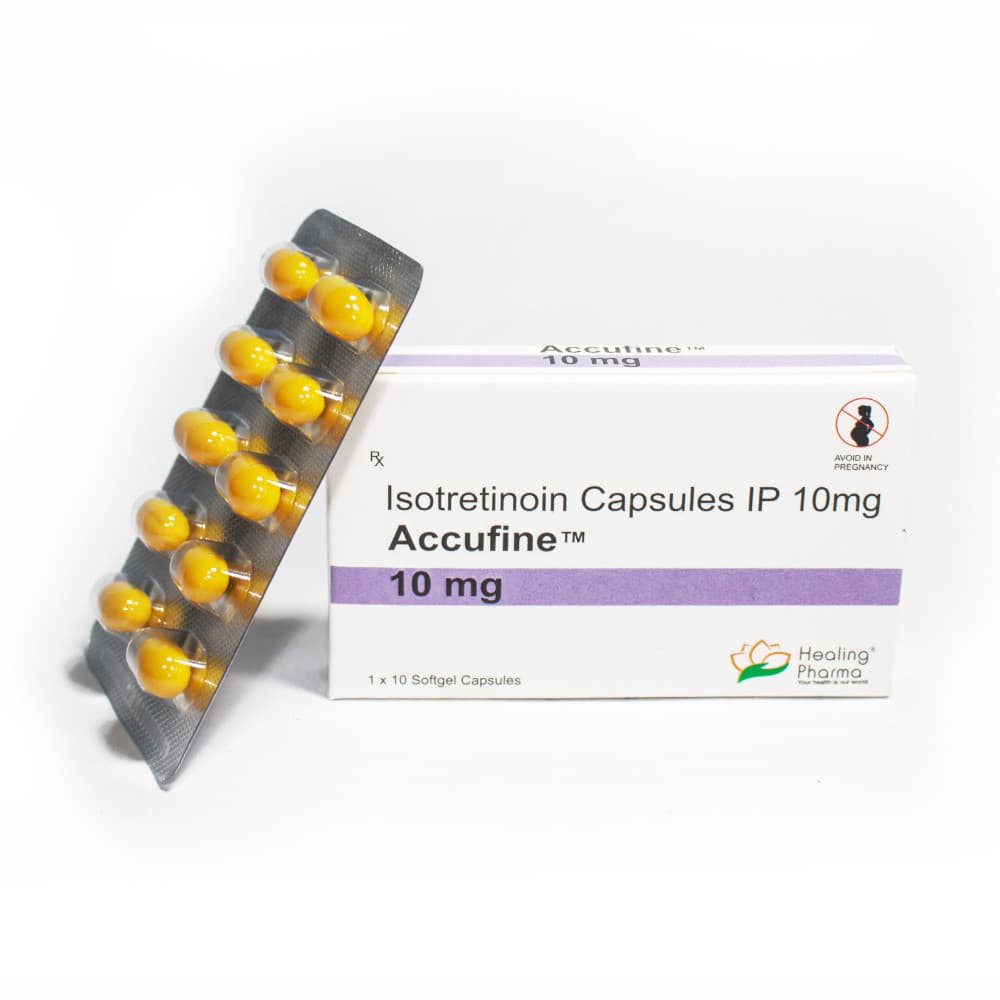 Accufine 10mg (Isotretinoin Capsules IP)