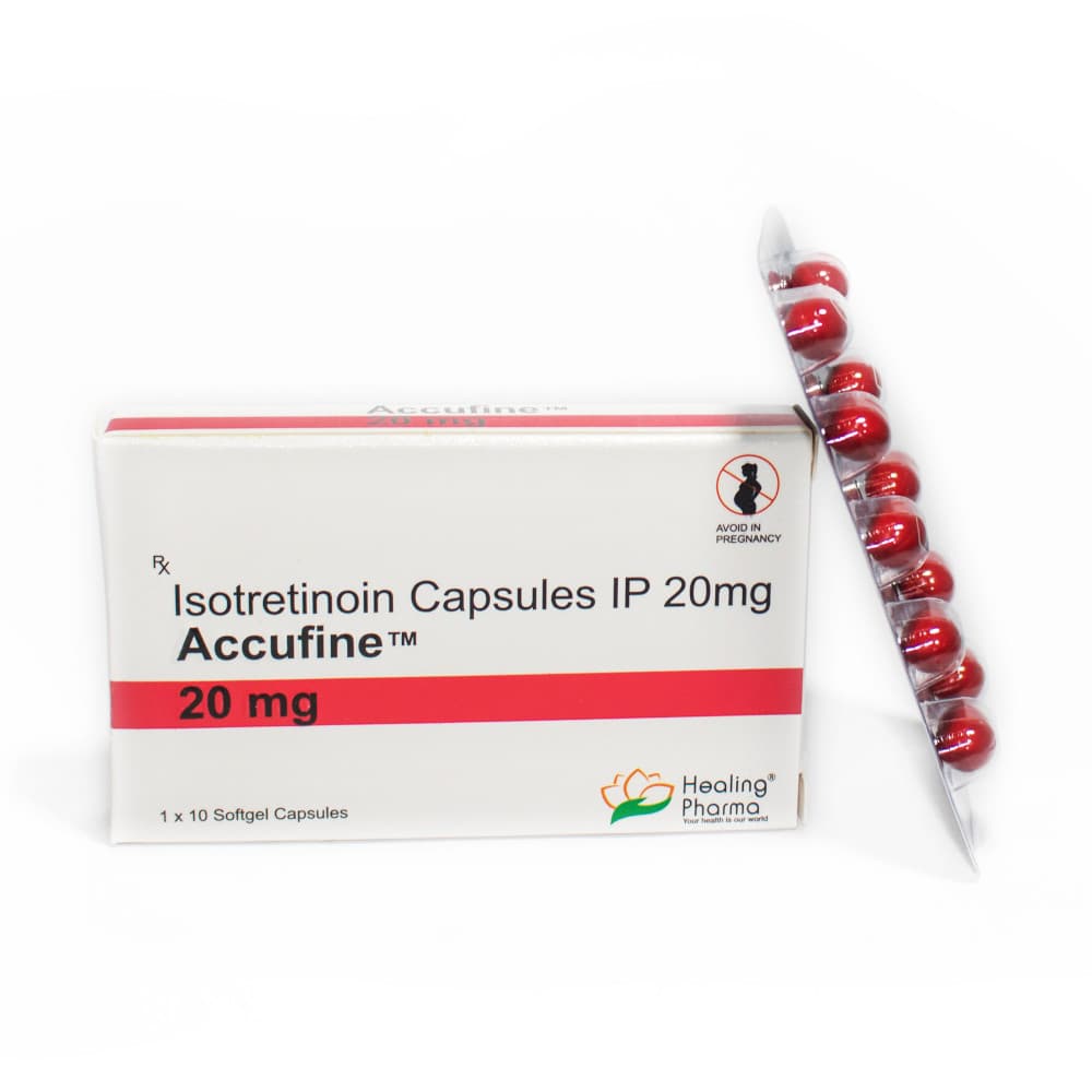 Accufine 20mg (Isotretinoin Capsules IP)