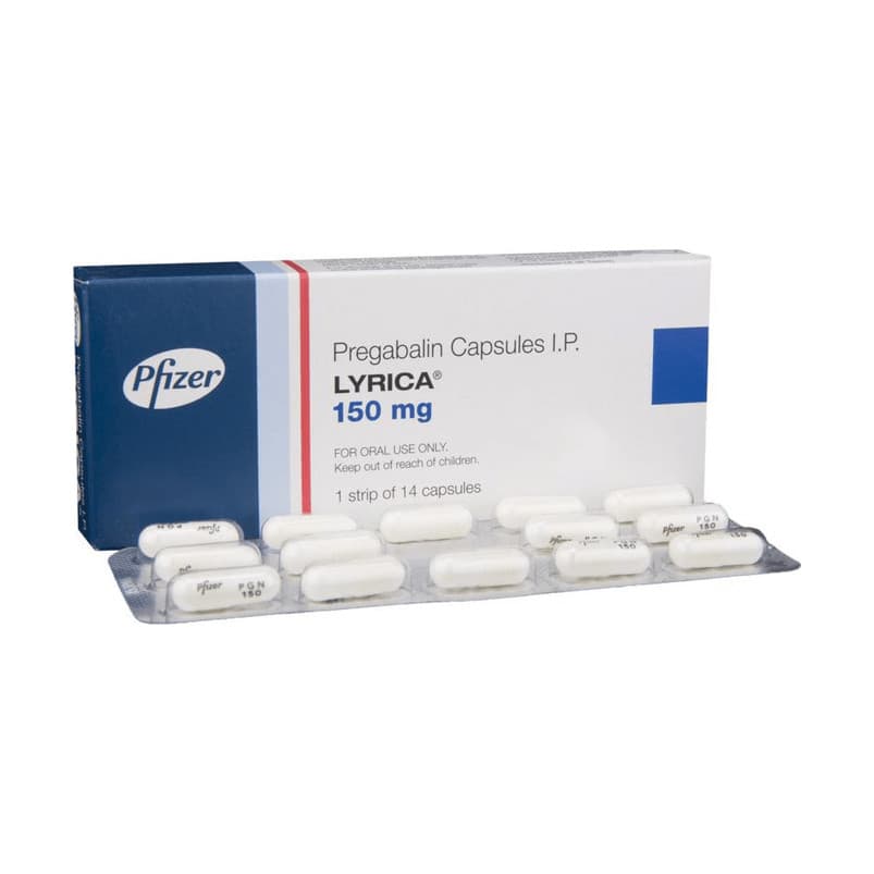 Lyrica 150mg (Pregabalin Capsules IP)