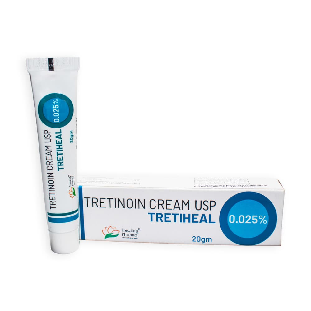 Tretiheal 0.025% (Tretinoin Cream USP)