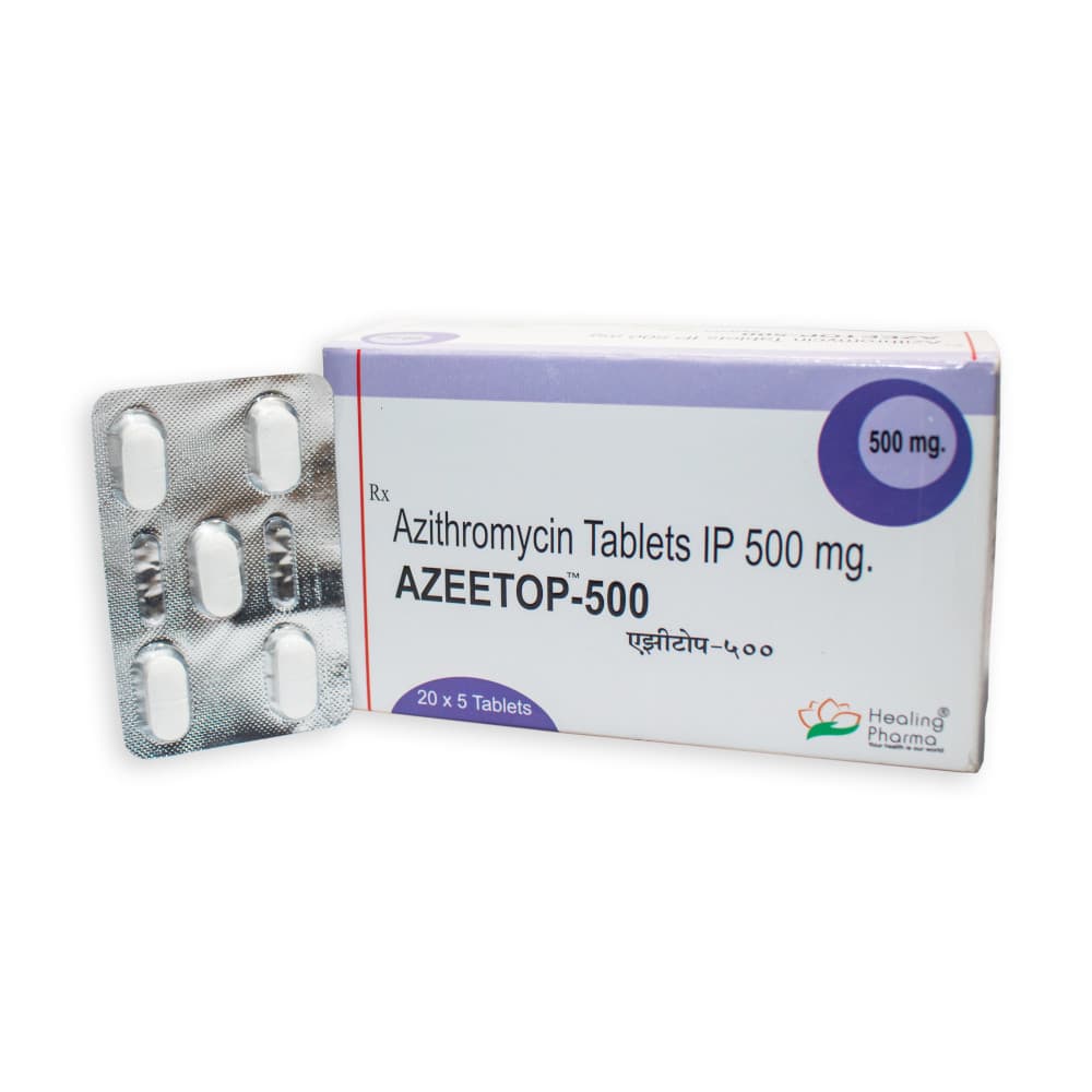 Azeetop 500mg (Azithromycin Tablets IP)
