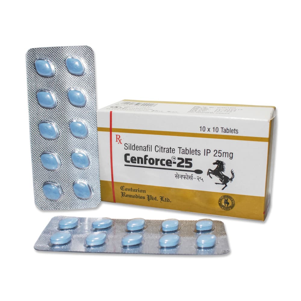 Cenforce 25mg (Sildenafil Citrate Tablets IP)