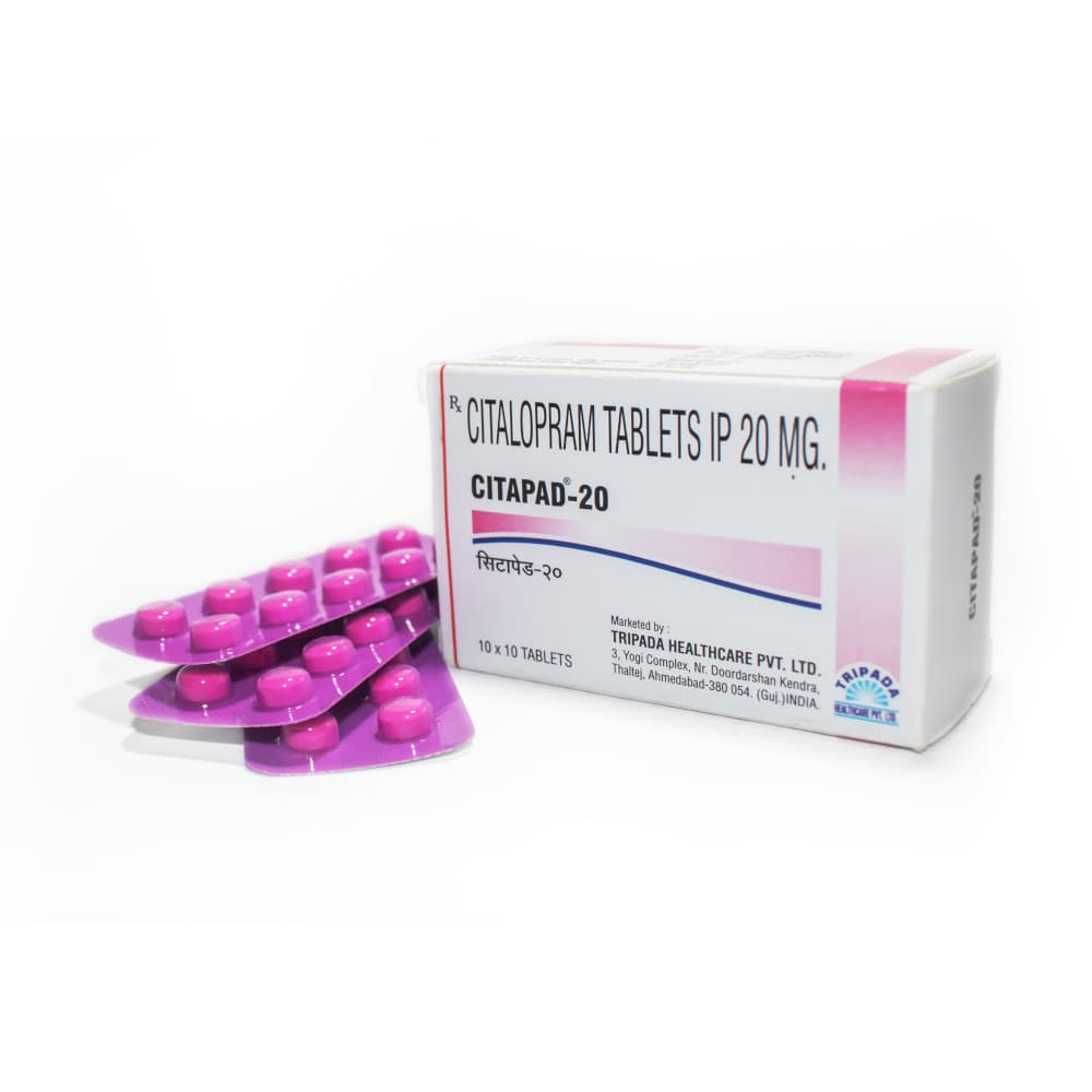 Citapad 20mg (Citalopram Tablets IP)