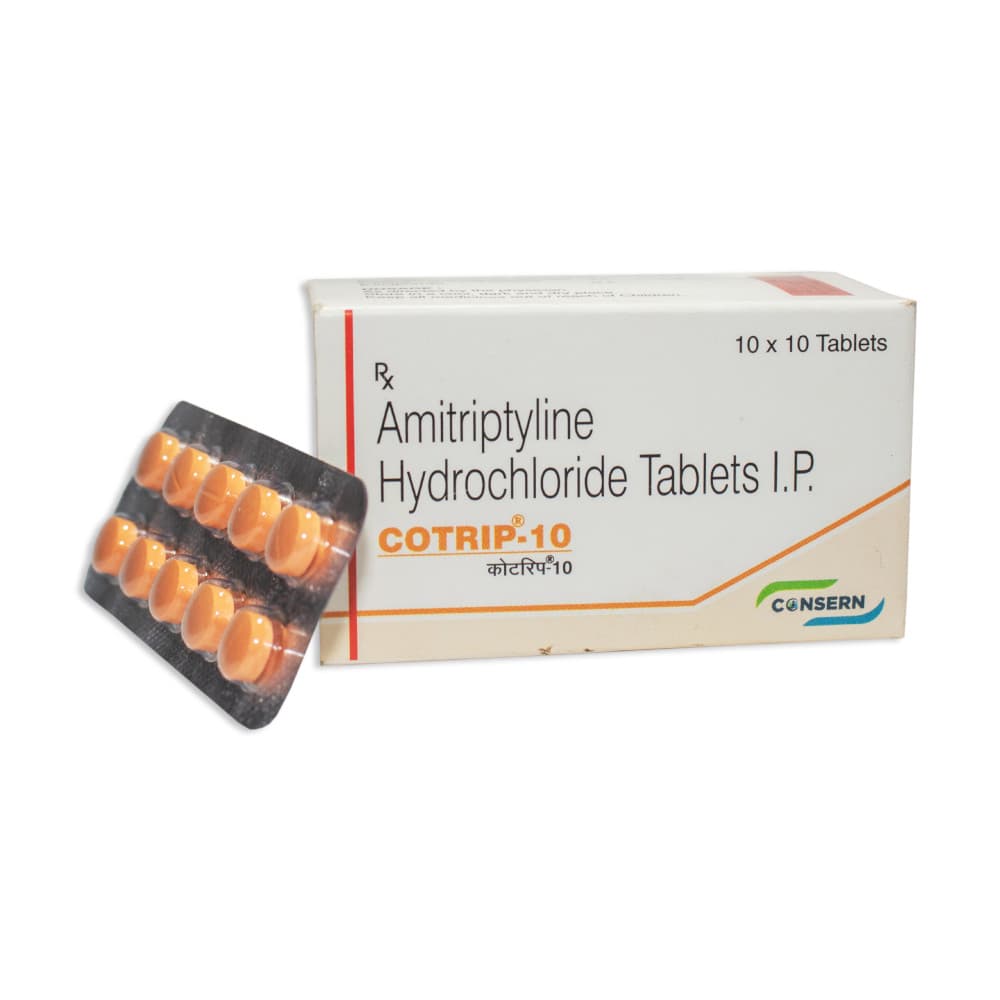Cotrip 10mg (Amitriptyline Hydrochloride Tablets IP)