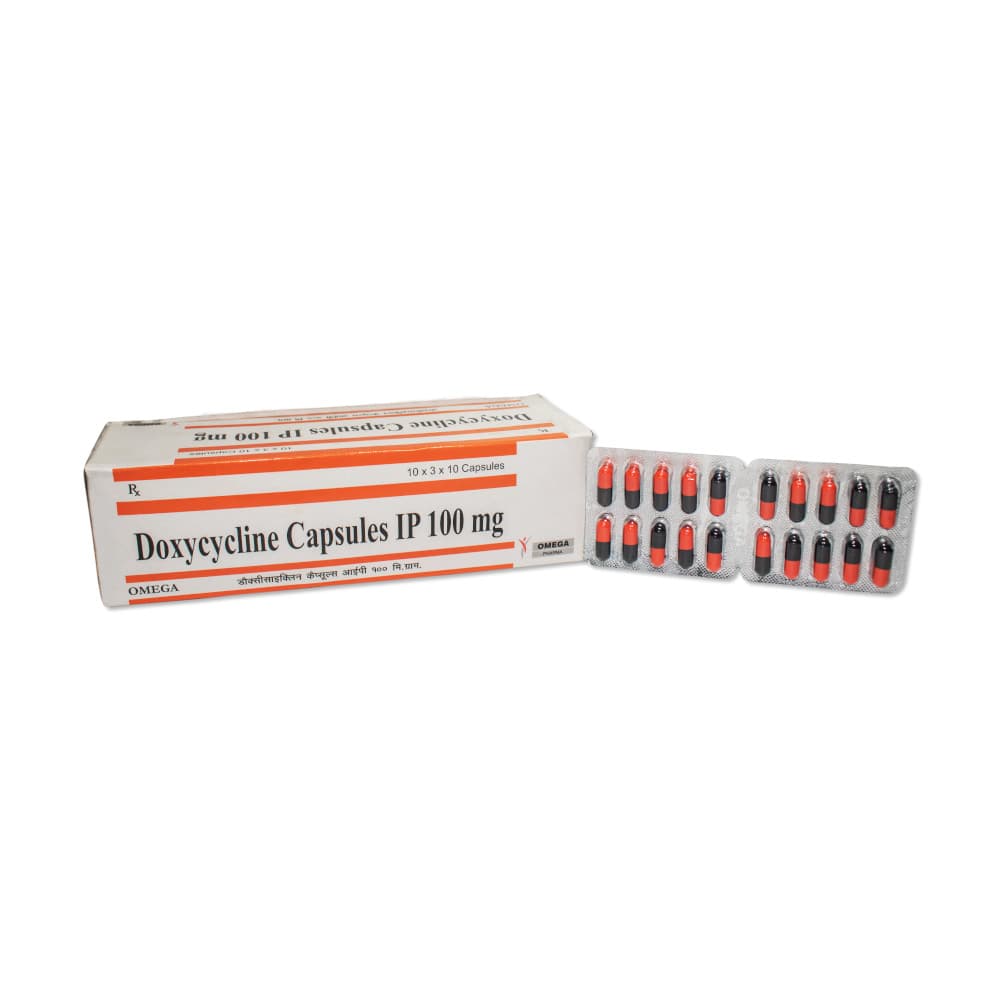 Doxycycline Capsules IP 100mg