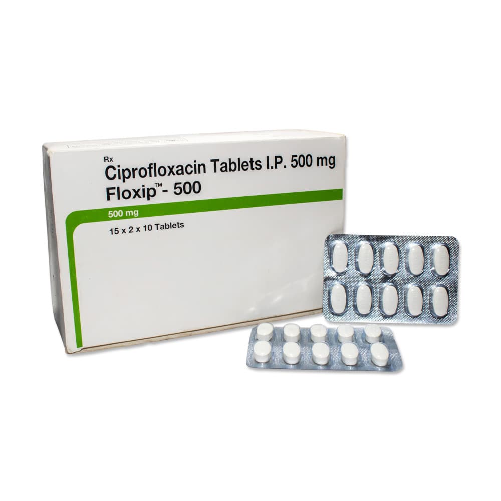 Floxip 500mg (Ciprofloxacin Tablets IP)