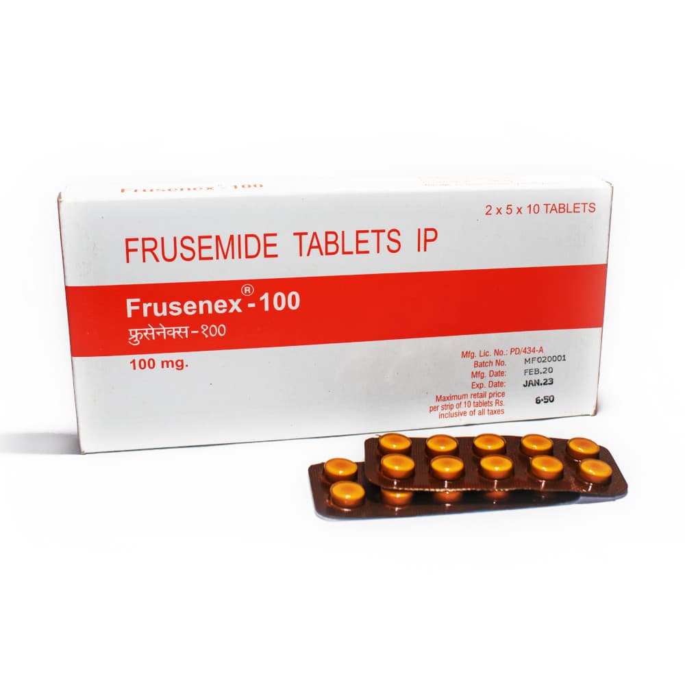 Frusenex 100mg (Frusemide Tablets IP)