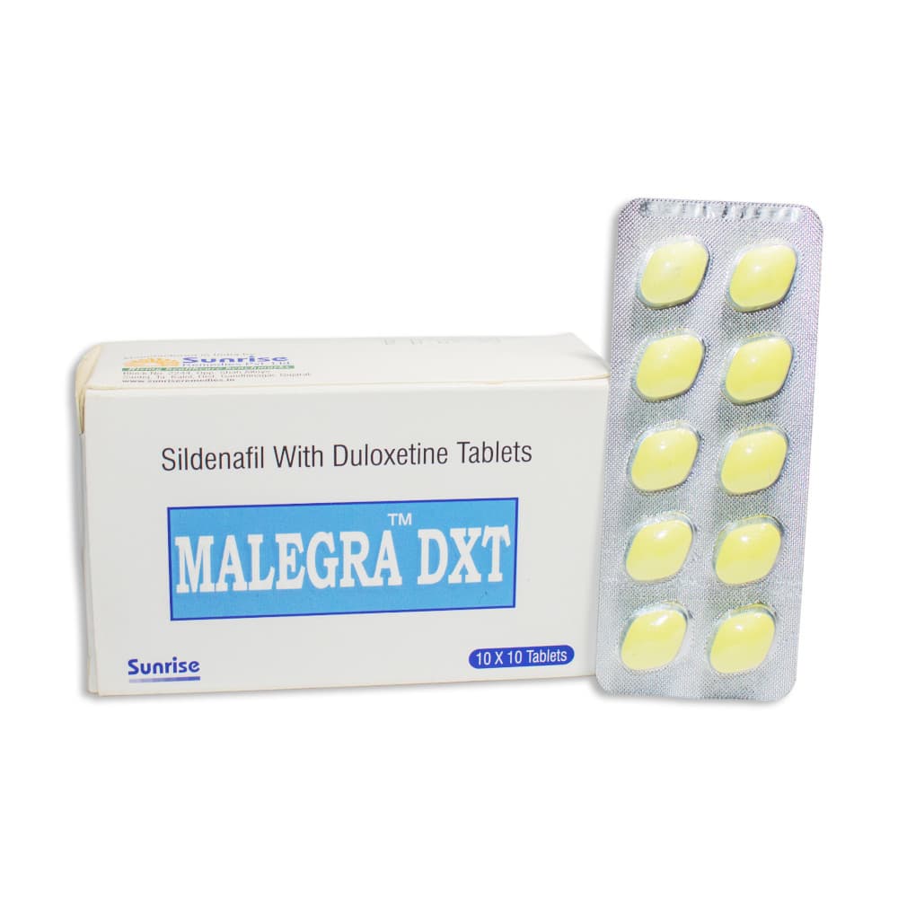 Malegra DXT (Sildenafil with Duloxetine Tablets)