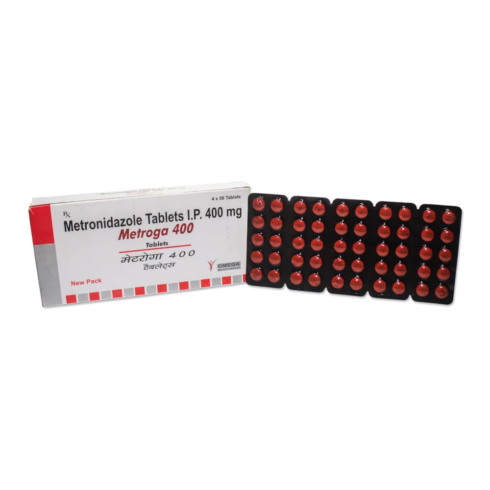 Metroga 400mg (Metronidazole Tablets IP)