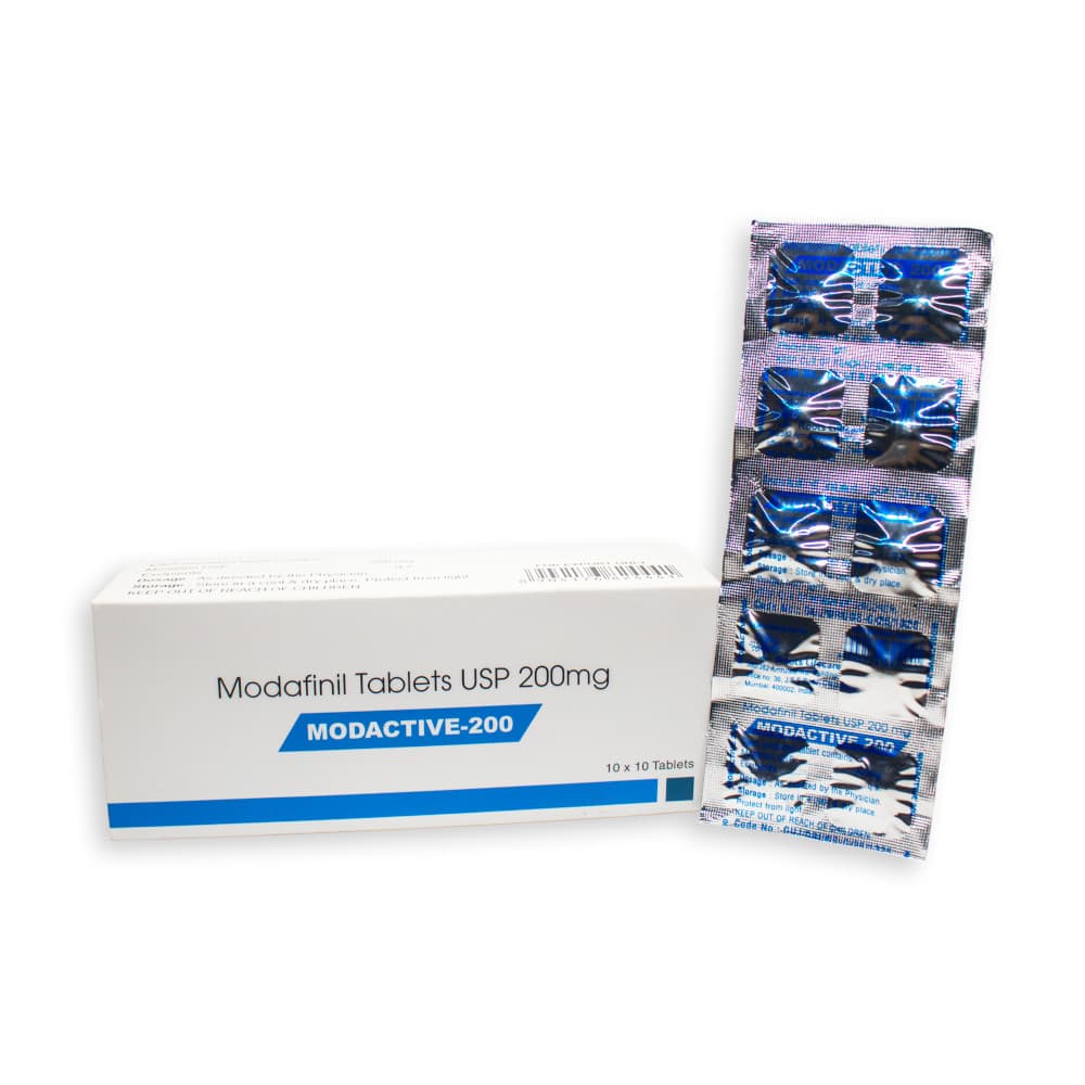 Modactive 200mg (Modafinil Tablets USP)