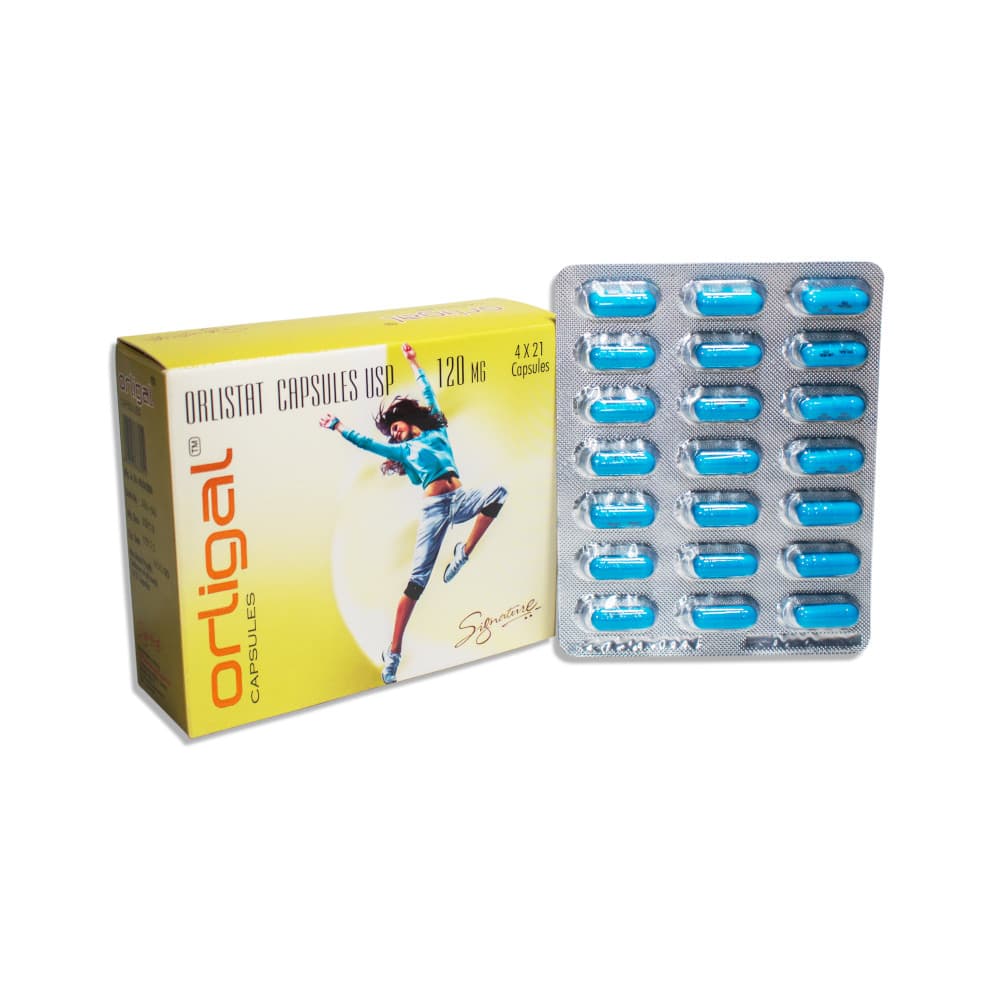 Orligal 120mg (Orlistat Capsules USP)