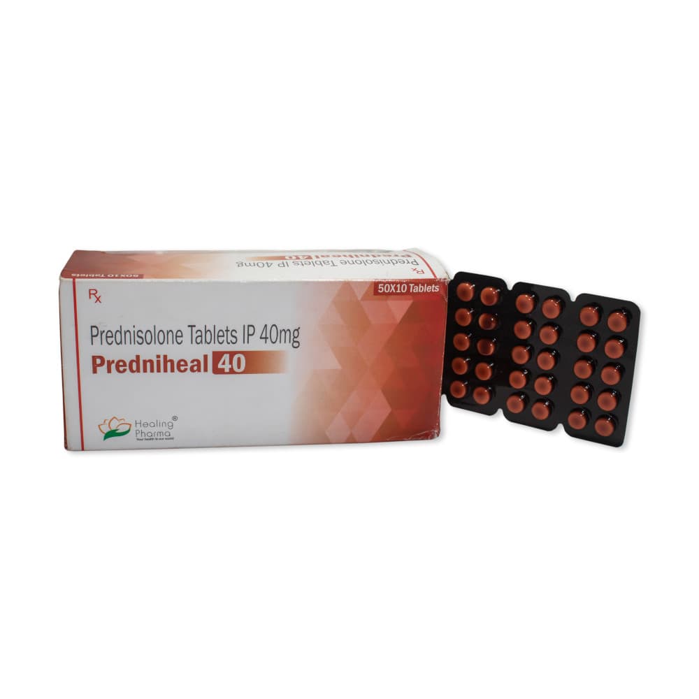 Predniheal 40mg (Prednisolone Tablets IP)