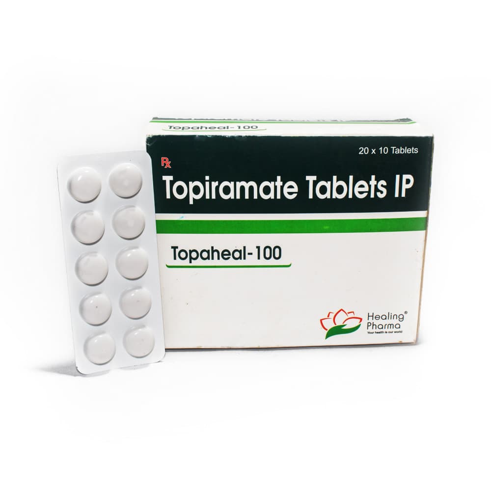 Topaheal 100mg (Topiramate Tablets IP)