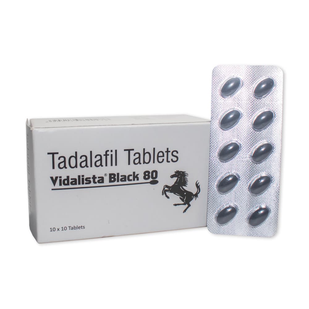 Vidalista Black 80mg (Tadalafil Tablets)