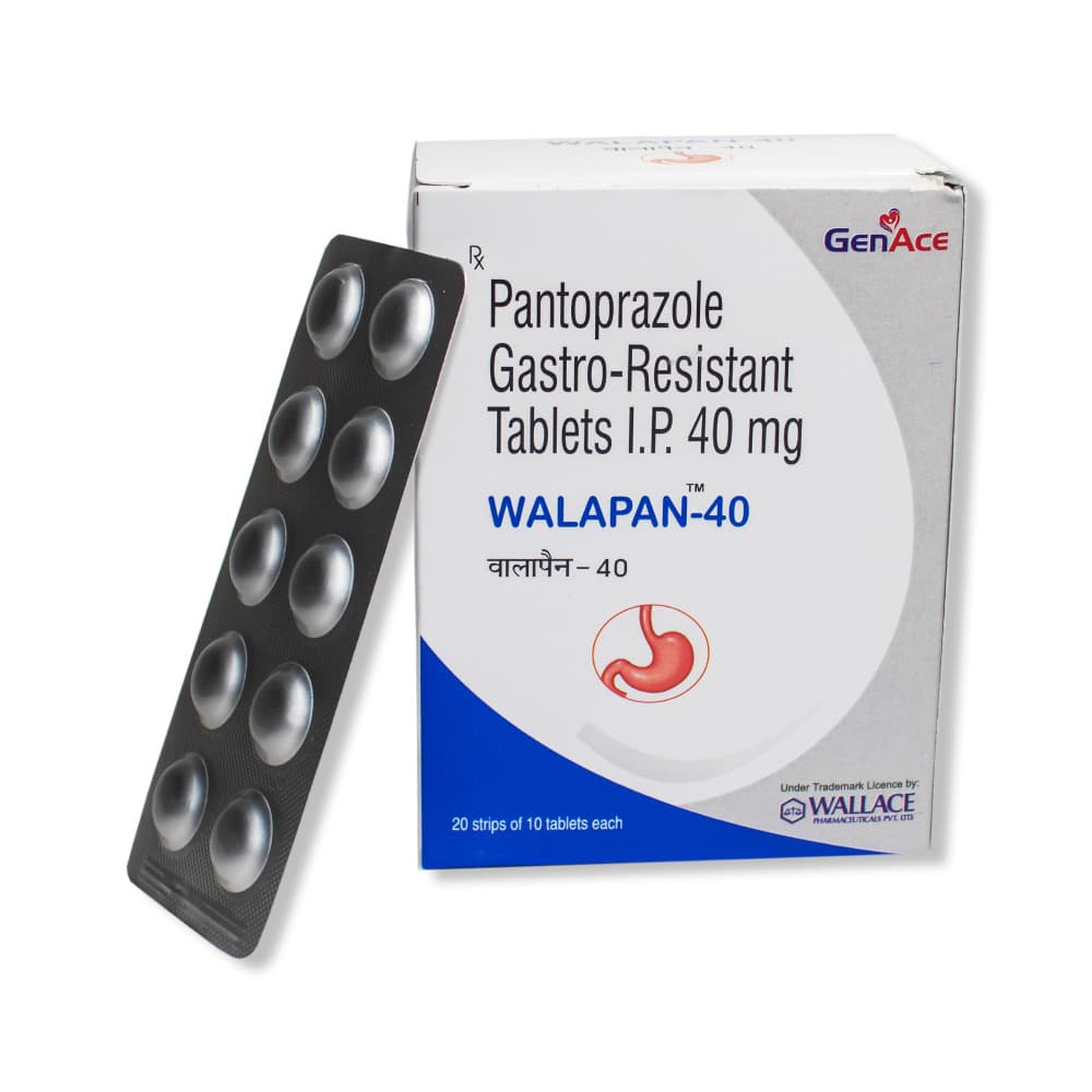 Walapan 40mg (Pantoprazole Gastro-resistant Tablets IP)